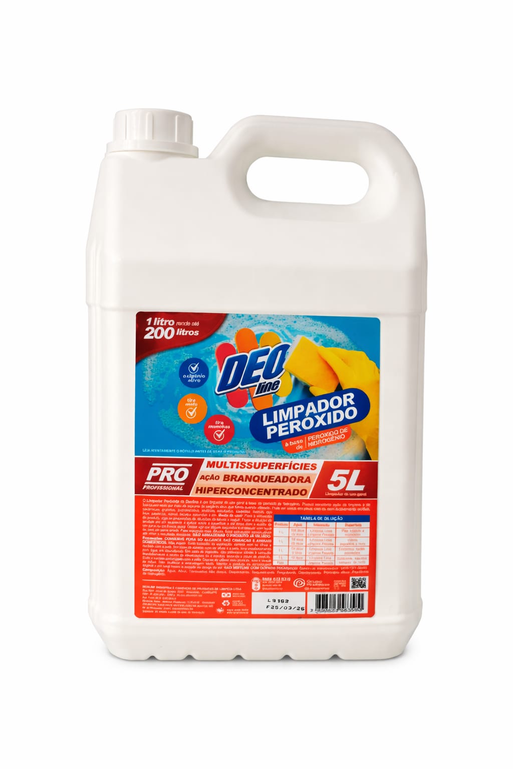 Limpador Peróxido Deo Line 5L