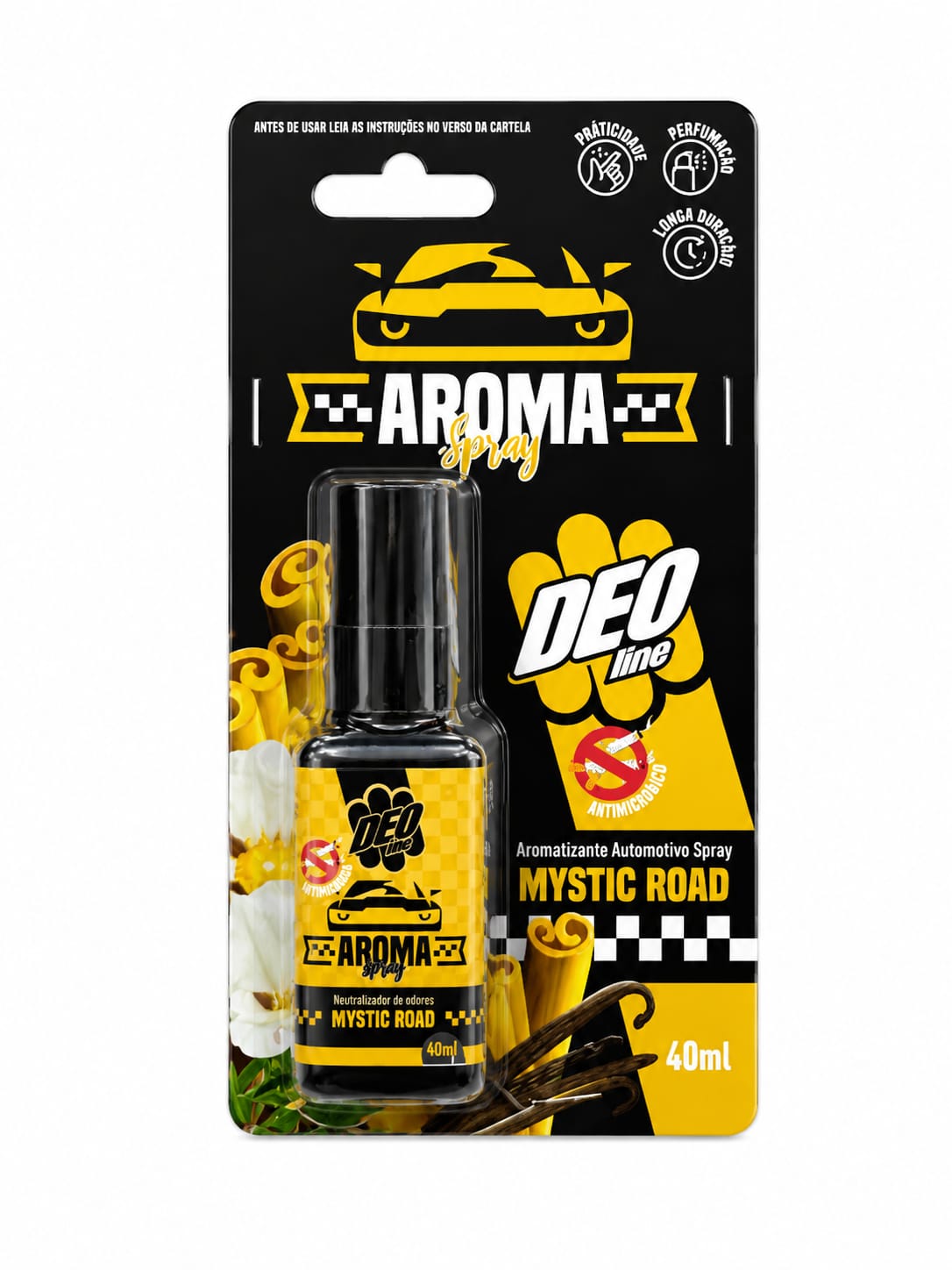Aromatizante Automotivo Spray Deo Line Mystic Road – 40ml