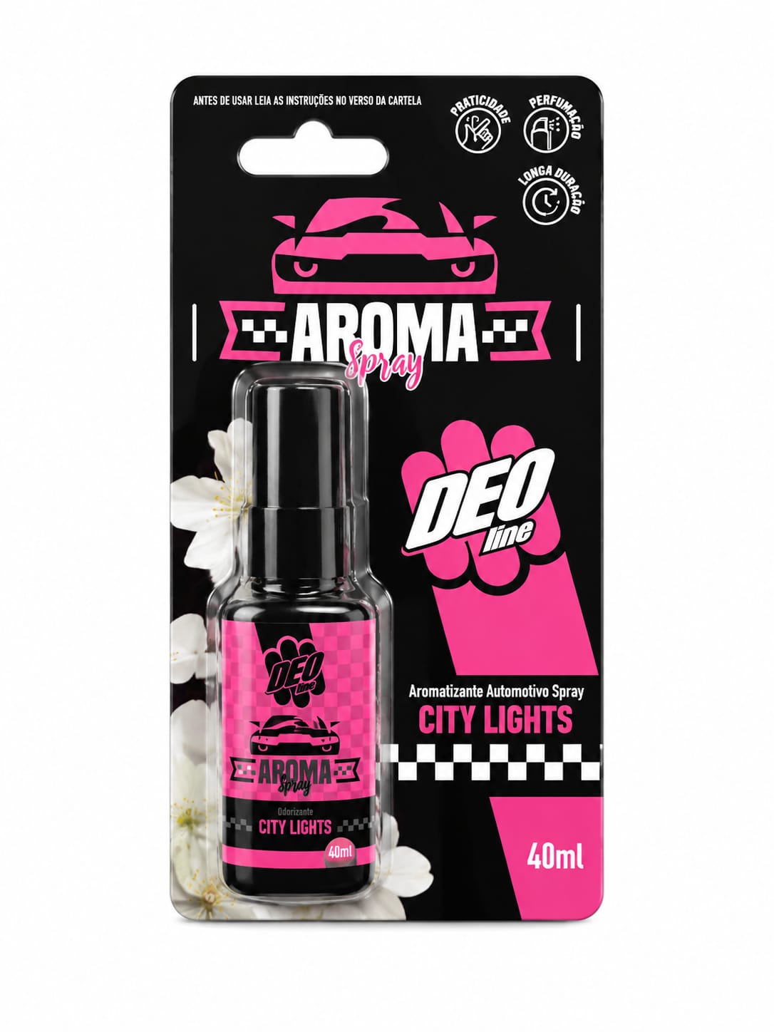 Aromatizante Automotivo Spray Deo Line City Lights – 40ml