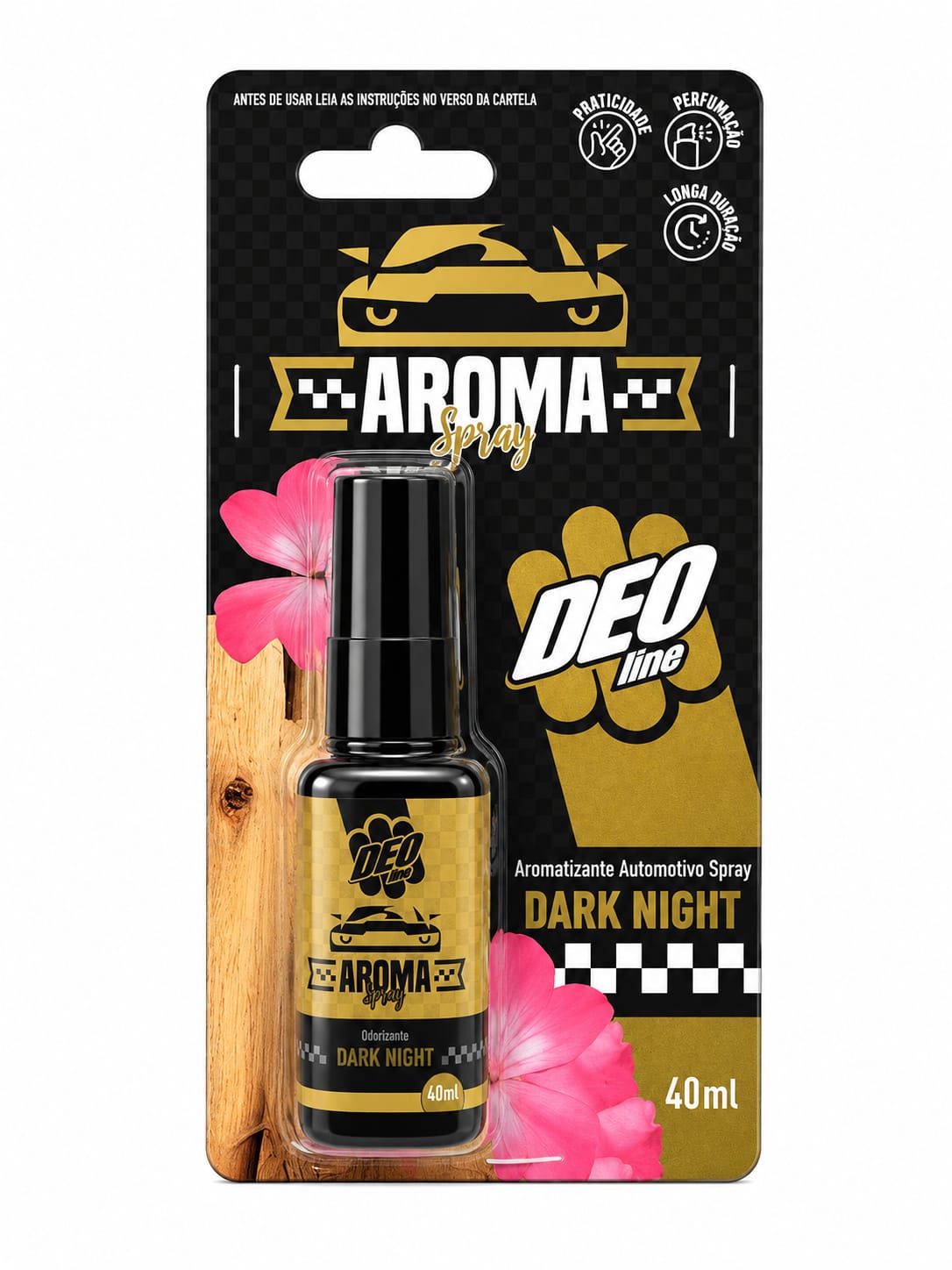 Aromatizante Automotivo Spray Deo Line Dark Night – 40ml