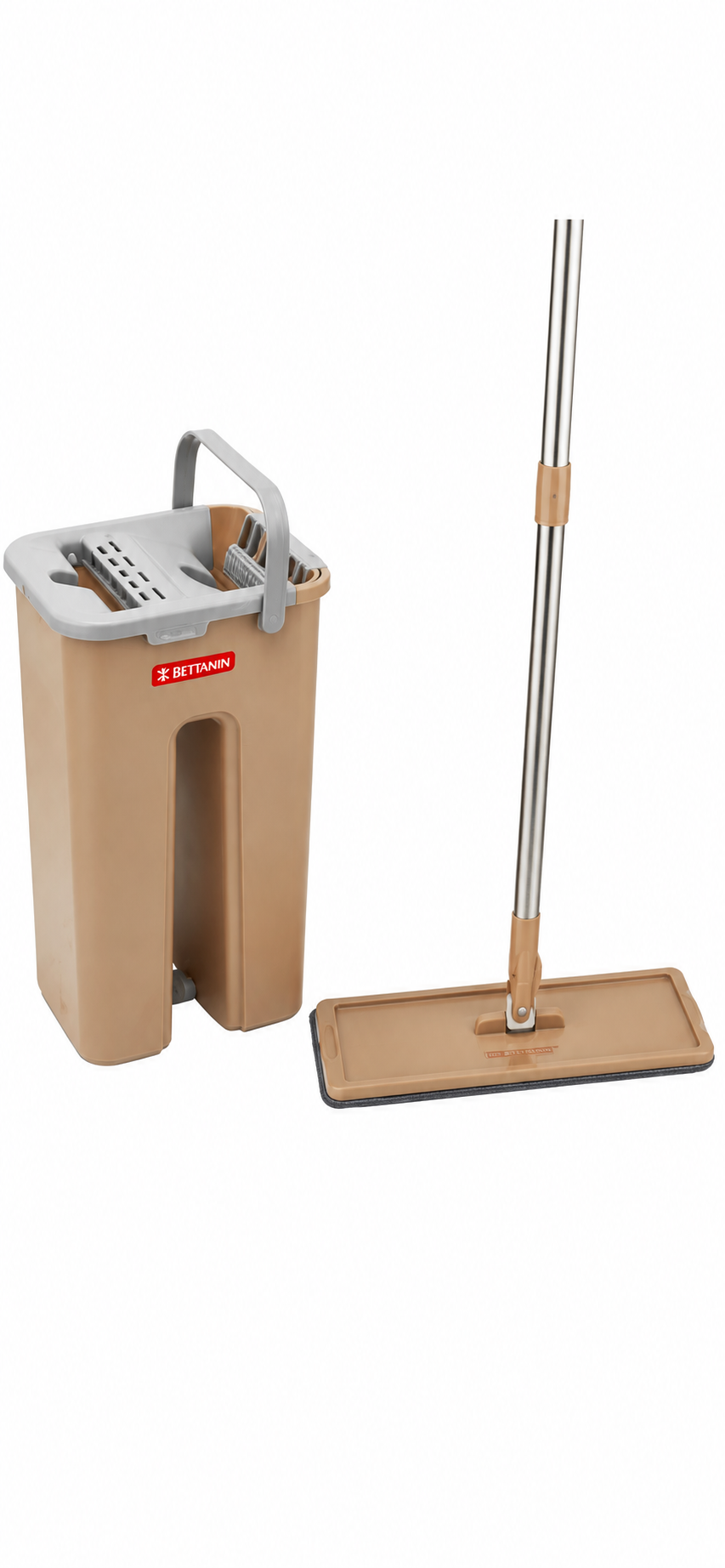 Mop Flat com Balde Espremedor Bethavale