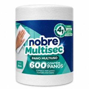 Pano Multiuso Nobre Multisec – Rolo com 600 Panos